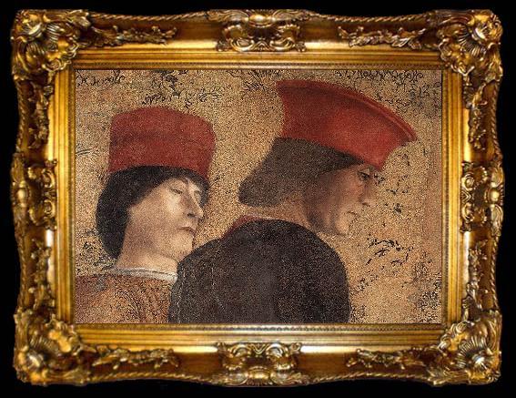 framed  Andrea Mantegna The Court of Gonzaga, ta009-2